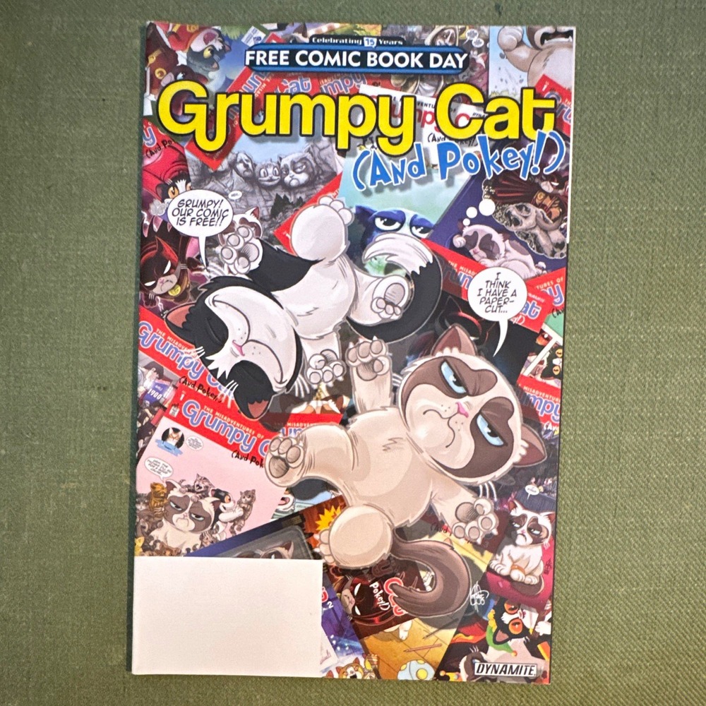 Dynamite Free Comic Book Day Grumpy Cat (And Pokey!) Misadventures Comic